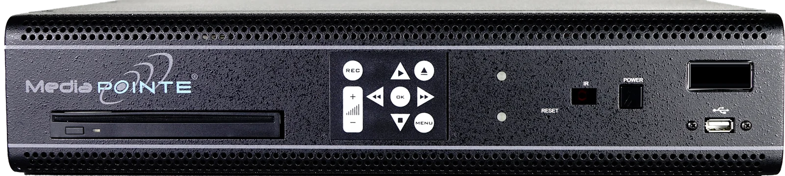 MediaPOINTE DMR HD3 rack-mount recorder, front panel
